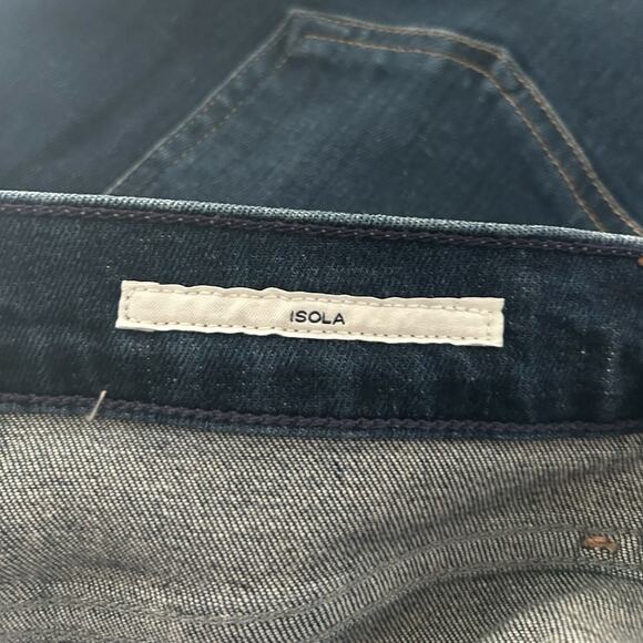 Citizens of Humanity Isola Cropped Boot Jean Women's 34 Frayed Regency Blue NEW - Picture 8 of 11